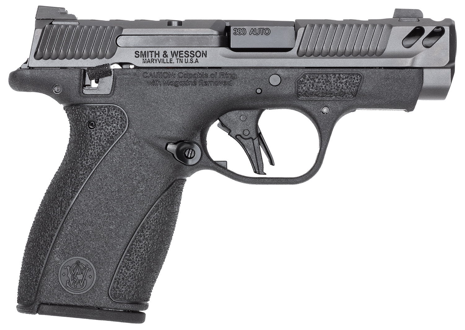 Smith & Wesson Bodyguard 2.0 Carry Comp .380 ACP 3.1in ported pistol gray slide black frame