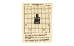 Action Target M16A2 25-meter zeroing paper target pack of 100