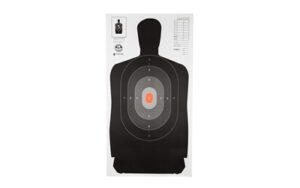 Action Target B27NCJA North Carolina CJ Academy B-27 paper silhouette target 24 x 45 inches, 100 pack
