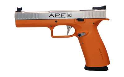 Strike One Ergal Pro 9mm 5 inch orange pistol side view