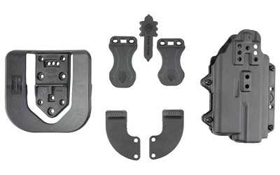 Alien Gear Photon light-bearing outside-waistband holster in black, ambidextrous, polymer