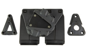 Rapid Force MOLLE expansion holster adapter in black, right-hand mounting
