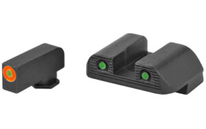 AmeriGlo Trooper sight set ProGlo orange front green tritium rear for Glock 42/43/43X/48