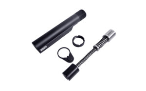 Armaspec SRS Buffer Kit H Gen 4 black 7075-T6 6-position buffer tube assembly