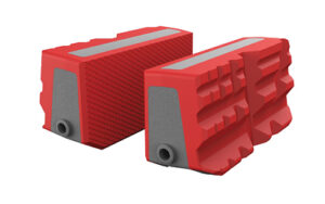 Real Avid Smart-Jaws multi-fit reversible gray/red rubber sleeves for Master Gun Vise