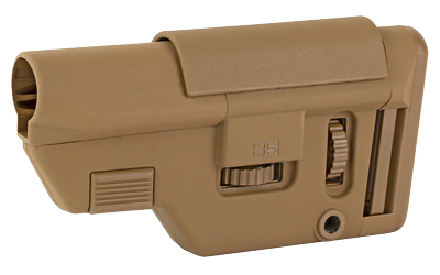 B5 Systems Collapsible Precision Stock Medium Coyote Brown side view