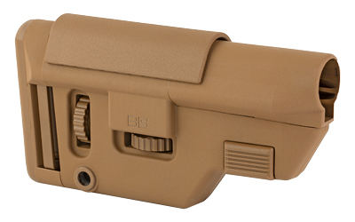 B5 Systems Collapsible Precision Stock Medium Coyote Brown side view