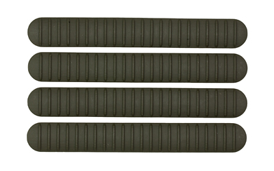 B5 Systems M-LOK rail cover olive drab green rubber 4.6 inch