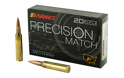 Barnes Precision Match .338 Lapua Magnum 300 gr OTM BT ammunition 20/box