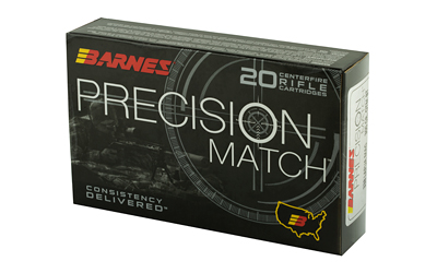 Barnes Precision Match .338 Lapua Magnum 300 gr OTM BT ammunition 20/box
