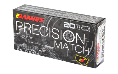 Barnes Precision Match 5.56x45mm 69gr OTM BT ammunition box