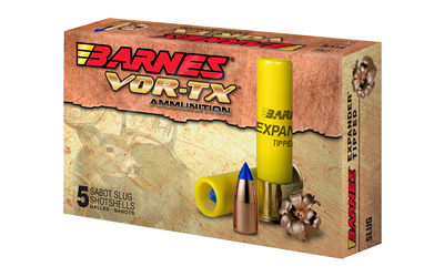Barnes VOR-TX 20ga 3in 250gr expander-tipped slug 5rd box