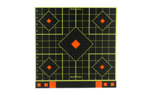 Birchwood Casey Shoot-N-C 12-inch Sight-In Target 5-pack with chartreuse impact rings