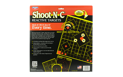 Birchwood Casey 17.25 In. Shoot N C Reactive Target - 3 Sheet Pack