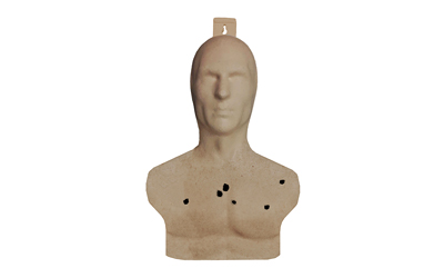 Birchwood Casey 3D Torso Target 3 Pack Tan standing 3D silhouette targets
