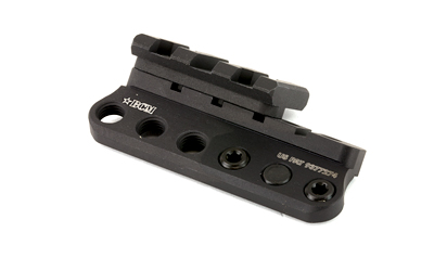 BCM Gunfighter 1913 Light Mount KeyMod black aluminum mounted on handguard