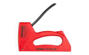 Birchwood Casey 3-in-1 Target Stapler in red and silver metal