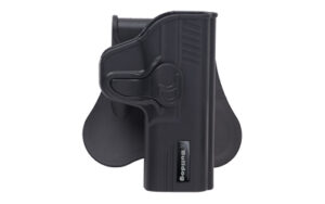 Bulldog Rapid Release polymer paddle holster, right hand, fits Glock 19/23/32, black