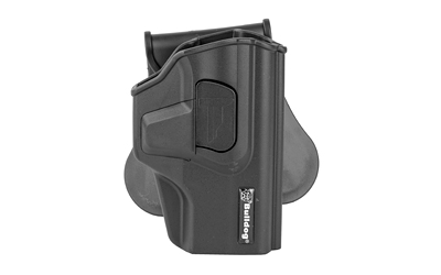 Bulldog Rapid Release PolyPaddle holster for Sig P320, right hand, black polymer paddle holster