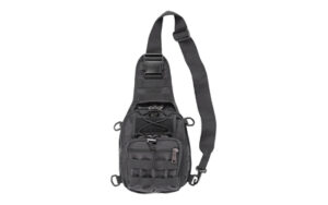 Bulldog X-Small Go Sling Bag Black heavy-duty nylon sling pack with removable holster