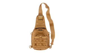 Bulldog X-Small Go Sling Bag tan, heavy duty nylon, adjustable/removable holster