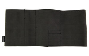 Bulldog Deluxe Small Belly Band Holster 6-inch elastic black fits up to 32-inch waist holds 2 handguns and 2 mags