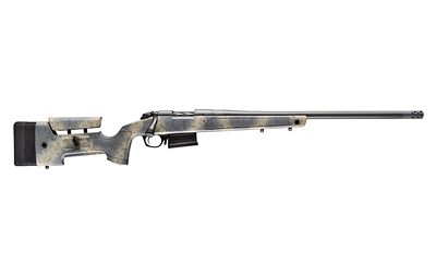Bergara B-14 HMR Carbon Wilderness .300 Win Mag rifle with carbon-wrapped barrel and camo mini-chassis stock