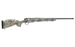 Bergara B-14 Sierra Wilderness rifle, 7mm Remington Magnum, 22 in fluted threaded barrel, Sniper Grey Cerakote