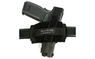 BLACKHAWK Ambidextrous Flat Belt Holster nylon black outside-waistband