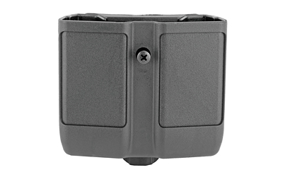 BLACKHAWK double mag case single stack matte black polymer belt clip fits 9mm 10mm 40SW 45ACP