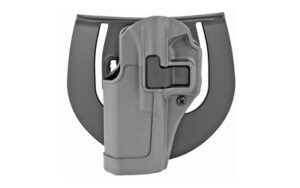Blackhawk SERPA Sportster left-hand paddle holster in gun metal gray for Glock models