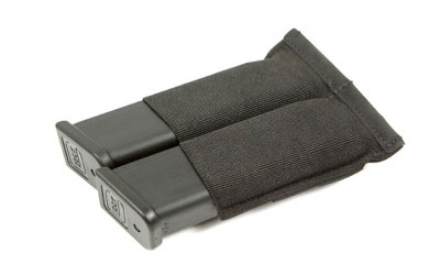 Blue Force Gear Ten-Speed double pistol mag pouch in black, MOLLE-mounted