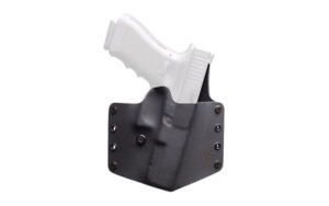 BlackPoint Tactical Standard OWB holster for Sig P365, right hand, black leather and Kydex