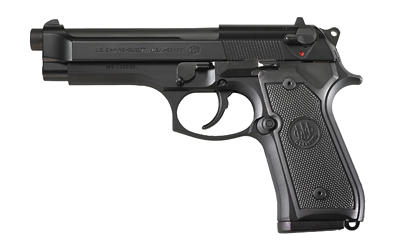 Beretta M9 9mm 4.9 in Black Bruniton full-size pistol side view