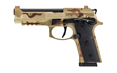 Beretta 92XI SAO 9mm, 18+1, 4.70″ DCU Cerakote