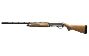 Browning Maxus II Ultimate Maple 12 GA 28-inch shotgun side view with ventilated rib