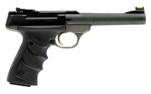 Browning Buck Mark Practical URX .22 LR pistol with 5.5-inch barrel and matte gray frame