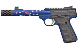 Browning Buck Mark Plus Vision Americana 22 LR pistol 5.9 in threaded barrel blue/black