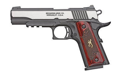 Browning 1911-380 Black Label Medallion Pro .380 ACP 4.25 in pistol, matte black frame and stainless slide
