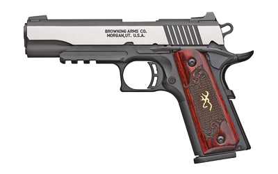 Browning 1911-380 Black Label Medallion Pro compact pistol .380 ACP black frame stainless slide