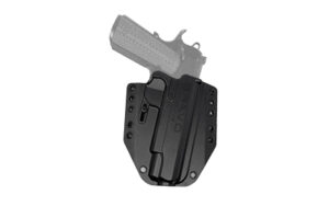 Bravo Concealment BCA 1911 OWB polymer holster in black, right hand