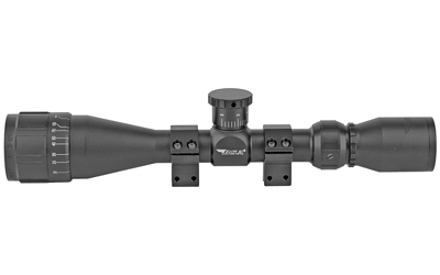 BSA Sweet 17 3-12x40 AO rifle scope in black matte with 30/30 Duplex reticle