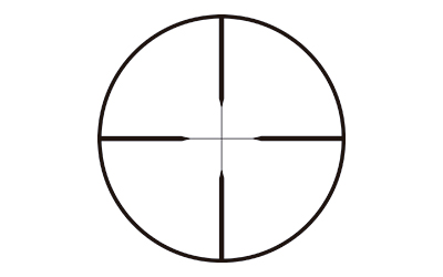 BSA Optics Sweet 17 3-9x40 AO rifle scope for .17 HMR, 30/30 Duplex, black