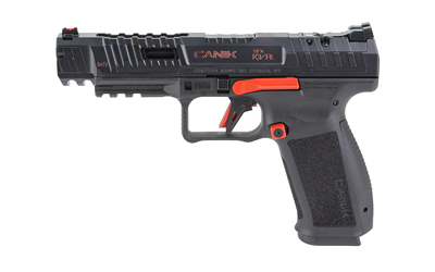 Canik SFX Rival Red 9mm 5-inch pistol with MeCanik M03 optic - front angle