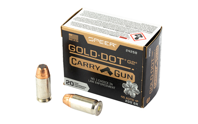 Speer Gold Dot Carry Gun .45 ACP +P 200gr Hollow Point 20rd box