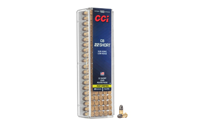 CCI CB .22 Short 100 rd box Lead Round Nose rimfire ammunition
