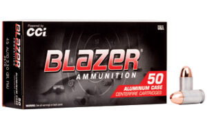 CCI Blazer .45 ACP 230 gr 50 rd box aluminum cases