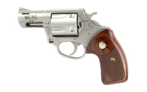 Charter Arms Double Dog stainless 2.2 inch ported-barrel revolver with additional cylinder