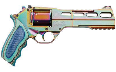 Chiappa Rhino 60DS .357 Magnum 6-inch Nebula PVD revolver with blue laminate grip