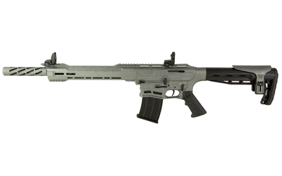 Citadel BOSS-25 12 Gauge semi-auto shotgun, Cerakote gray, tactical synthetic stock